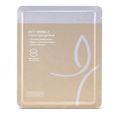 Омолаживающая гидрогелевая маска для упругости кожи, 30 г — BeauuGreen Anti-Wrinkle Pullulan Hydrogel Mask, 30 g