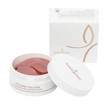 Омолаживающие гидрогелевые патчи с гранатом и пудрой рубина, 30 пар — BeauuGreen Pomegranate Ruby Eye Patch, 30pair /Medium Type /