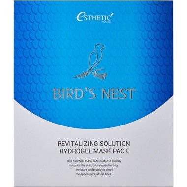 Набор гидрогелевых масок для лица с экстрактом ласточкиного гнезда, 5 шт*28 г — Bird Nest Revitalizing Solution Hydrogel Mask Pack