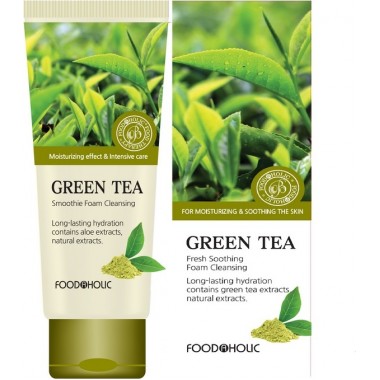Пенка для умывания с экстрактом зеленого чая, 180 мл — Green Tea Fresh Soothing Foam