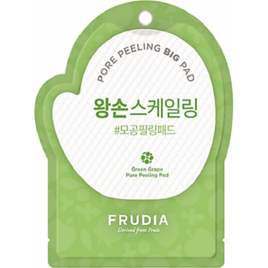 Пилинг-диск для лица с зеленым виноградом, 1 шт — Green Grape Pore Peeling Big Pad