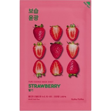Тканевая маска освежающая с экстрактом клубники — Essence Mask Sheet Strawberry