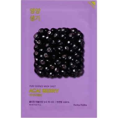 Тканевая маска витаминизирующая с экстрактом ягод асаи — Essence Mask Sheet Acai Berry