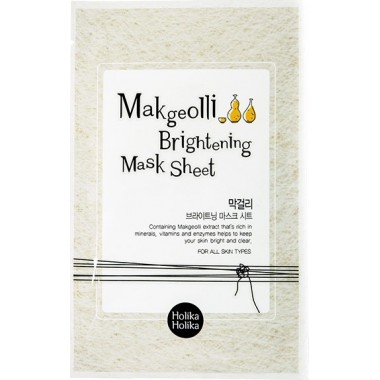 Тканевая маска с рисовым вином, 20 мл — Makgeolli Brightening Mask Sheet