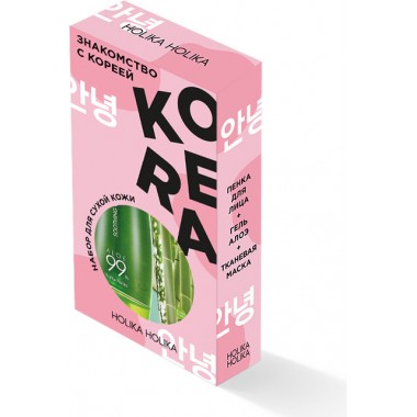 Набор для ухода за сухой кожей "Знакомство с Кореей", 250 мл+120 мл+20 мл — Meet Korea Dry Skin Care Set