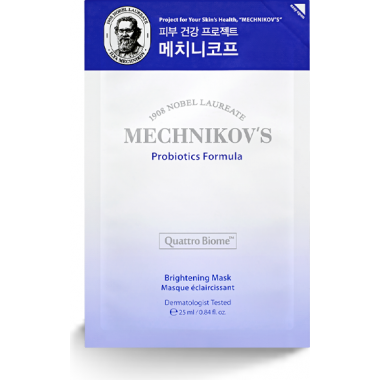 Осветляющая тканевая маска с пробиотиками, пробник, 1 мл — Mechnikov’s Probiotics Formula Brightening Mask