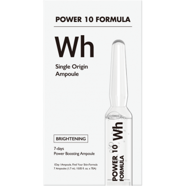 Набор выравнивающих тон сывороток для лица, 7 шт*1,7 мл — Power10 Formula WH Single Origin Ampoule