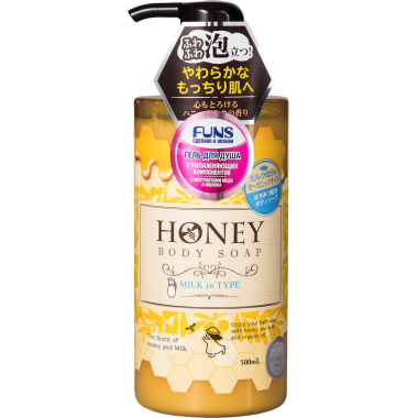 Гель для душа с экстрактом меда и молока, 500 мл — Shower gel with honey and milk extractHoney Milk