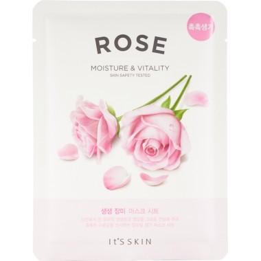 Укрепляющая тканевая маска для лица с экстрактом розы — The Fresh Rose Mask Sheet