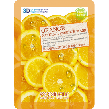 Тканевая маска для лица с экстрактом апельсина — Orange Natural Essence Mask