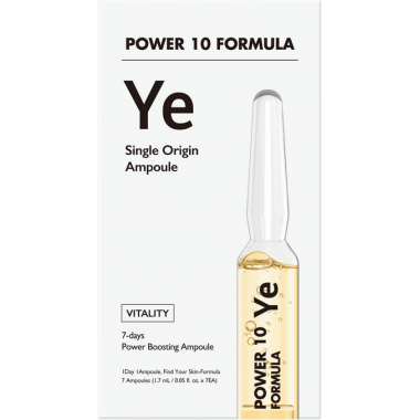 Набор питательных сывороток для лица, 7 шт*1,7 мл — Power10 Formula YE Single Origin Ampoule