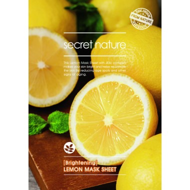 Тканевая маска для лица с лимоном — Brightening Lemon Mask Sheet