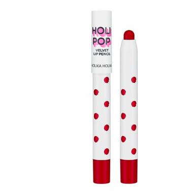 Матовая помада-карандаш для губ, тон RD01 - красный, 1,7 г — RD01 Velvet Lip Pencil