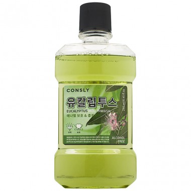 Ополаскиватель для полости рта с ксилитом и вкусом эвкалипта, 250 мл — Mouthwash with Xylitol and Eucalyptus, 250 ml
