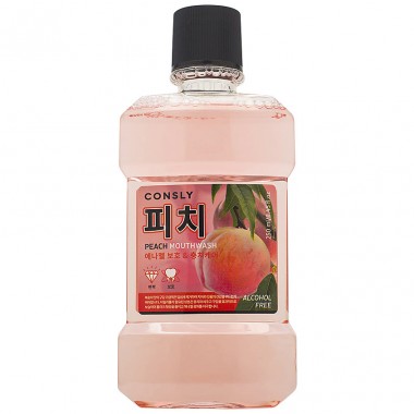Ополаскиватель для полости рта с ксилитом и вкусом персика, 250 мл — Mouthwash with Xylitol and Peach, 250 ml