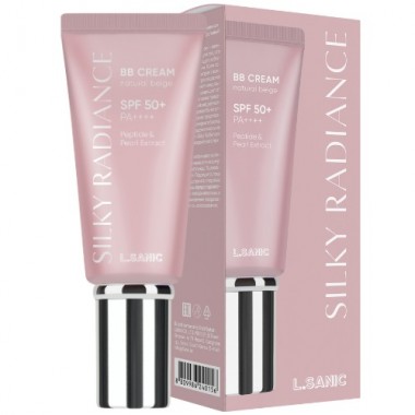 ВВ-крем «Шелковое Сияние» SPF50+/PA++++ Натуральный бежевый, 50 мл — Silky Radiance Peptide & Pearl BB cream SPF 50+ PА++++, 50 ml