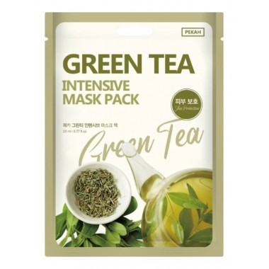 Тканевая маска с экстрактом зеленого чая, 23 мл — Green Tea Intensive Mask Pack, 23 ml