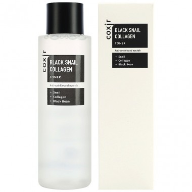 Тонер против морщин с коллагеном и муцином черной улитки, 30 мл — Black Snail Collagen Toner, 30 ml
