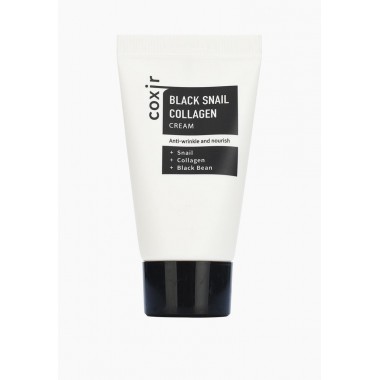 Крем против морщин с коллагеном и муцином черной улитки, 20 мл — Black Snail Collagen Cream, 20 ml