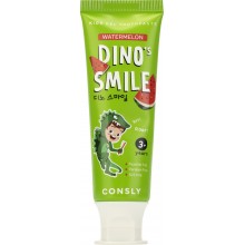 Детская  гелевая зубная паста DINO&#039;s SMILE c ксилитом и вкусом арбуза, 60 г