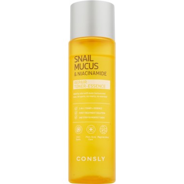 Тонер-эссенция с муцином улитки и ниацинамидом, 200 мл — Snail Mucus & Niacinamide Repair Toner-Essence, 200 ml