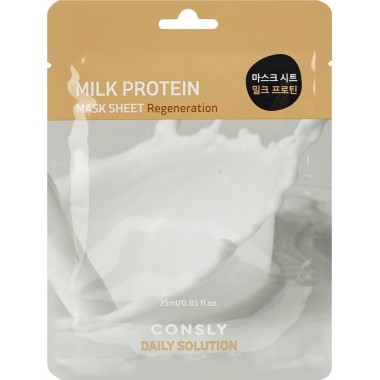 Тканевая маска для лица с молочными протеинами, 25 мл — Daily Solution Milk Protein Mask Sheet, 25 ml