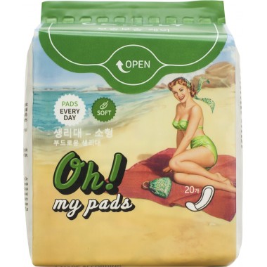Ежедневные гигиенические прокладки, 20 шт — Oh! My pads every day