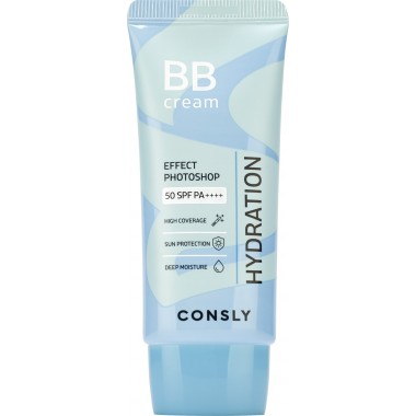 Увлажняющий BB-крем с эффектом фотошопа SPF50/PA++++ Натуральный бежевый, 50 мл — PHOTOSHOP Hyaluronic acid + Niacinamide Moisturizing BB cream, 50 ml