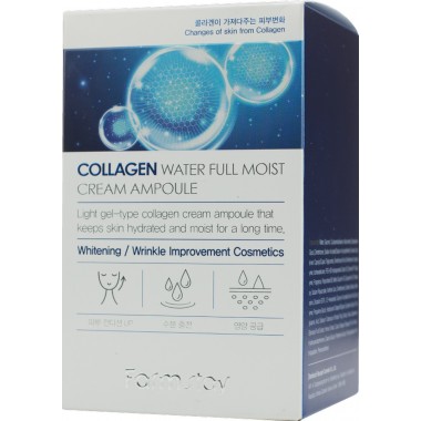 Крем ампульный для лица с коллагеном, 250 мл —  Collagen Water Full Moist Cream Ampoule, 250 ml
