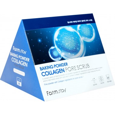 Скраб в пирамидках с содой и коллагеном, 7 г*25 шт — Baking Powder Collagen Pore Scrub