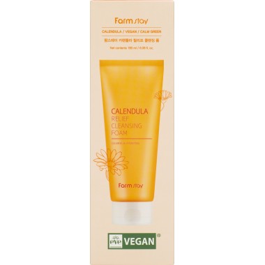 Успокаивающая пенка для умывания с экстрактом календулы, 180 мл —  Calendula Relief Cleansing Foam, 180 ml