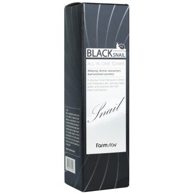 Тонер с муцином чёрной улитки, 150 мл — Black Snail All In One Toner