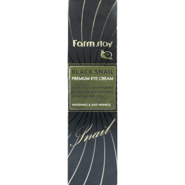 Премиальный крем для глаз с муцином чёрной улитки, 50 мл — Black Snail Premium Eye Cream