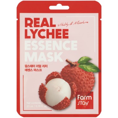 Маска тканевая с экстрактом личи, 23 мл —  Real Lychee Essence Mask, 23 ml