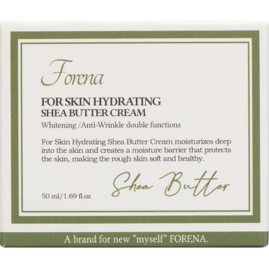 Увлажняющий крем с маслом ши, 50 мл — For Skin Hydrating Shea Butter Cream, 50 ml