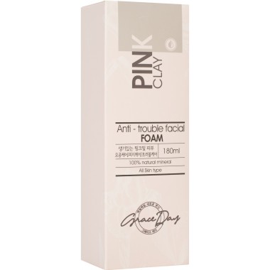 Пенка для умывания с розовой глиной, 180 мл — Pink Clay Anti-Trouble Facial Foam, 180 ml