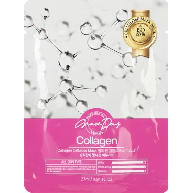 Маска тканевая с коллагеном, 27 мл — Collagen Cellulose Mask, 27 ml