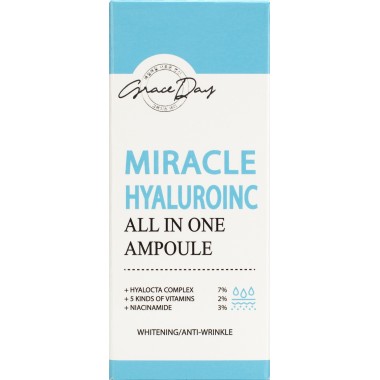 Увлажняющая сыворотка с гиалуроновой кислотой, 50 мл — Miracle Hyaluronic All In One Ampoule, 50 ml
