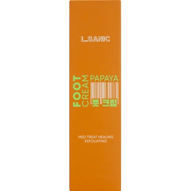 Отшелушивающий пилинг-крем для ног с экстрактом папайи, 100 мл — Med Treat Healing Exfoliating Foot Cream with Papaya Enzymes, 100 ml