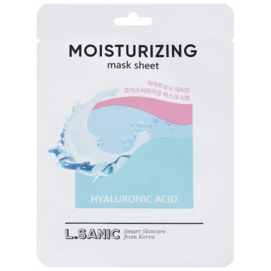 Увлажняющая тканевая маска с  гиалуроновой кислотой, 25 мл — Hyaluronic Acid Moisturizing Mask Sheet, 25 ml