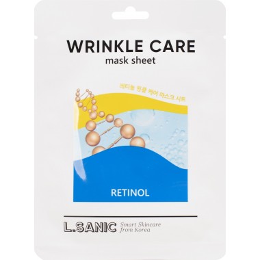 Омолаживающая тканевая маска с ретинолом, 25 мл — Retinol Wrinkle Care Mask Sheet, 25 ml