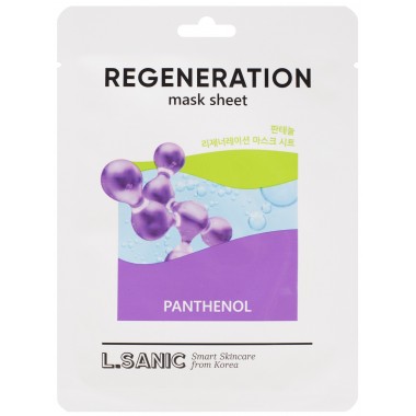 Восстанавливающая тканевая маска с пантенолом, 25 мл — Panthenol Regeneration Mask Sheet, 25 ml