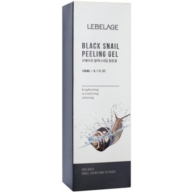 Отшелушивающий гель с муцином улитки, 180 мл — Black Snail Peeling Gel, 180 ml