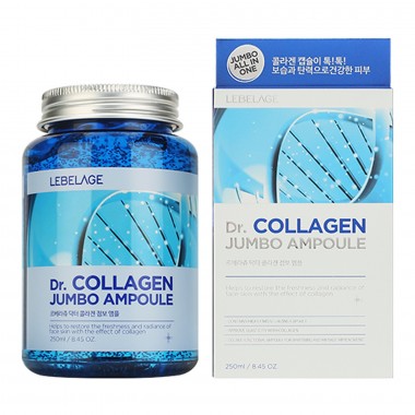 Омолаживающая сыворотка с  гиалуроновой кислотой и коллагеном, 250 мл — Dr. Collagen Jumbo Ampoule, 250 ml