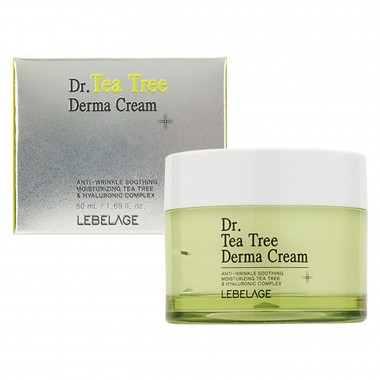 Успокаивающий крем с экстрактом чайного дерева, 50 мл — Dr. Tea Tree Derma Cream, 50 ml