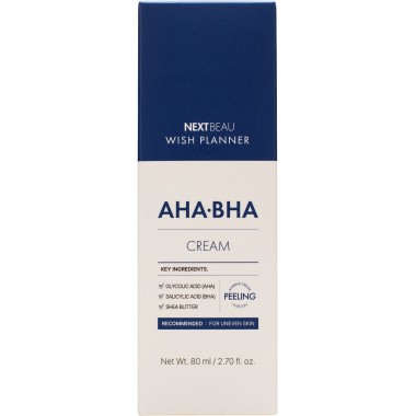 Крем с AHA/BHA кислотами для проблемной кожи, 80 мл — Wish Planner AHA/BHA Cream, 80 ml