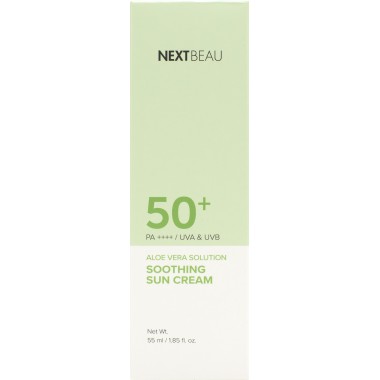 Успокаивающий солнцезащитный крем с экстрактом алоэ SPF 50+/PA++++, 55 мл — Aloe Vera Solution Soothing Sun Cream, 55 ml