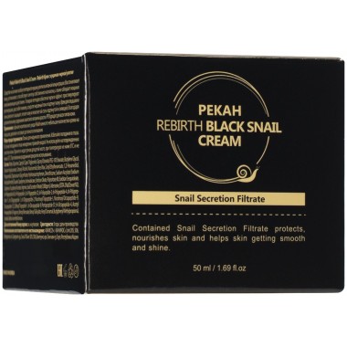 Крем с муцином черной улитки, 50 мл — Rebirth Black Snail Cream, 50 ml