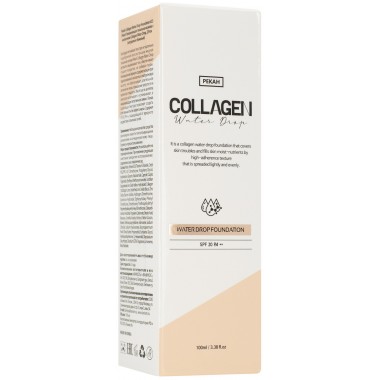 Тоник интенсивно увлажняющий с экстрактом слизи улитки,130 мл — Collagen Water Drop Foundation No. 23 Natural Beige, 100 ml