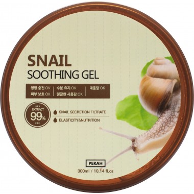 Универсальный гель для лица и тела с муцином улитки, 300 мл — Snail Soothing Gel, 300 ml